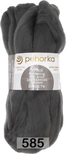 Пряжа Пехорка Шерсть для валяния тонкая