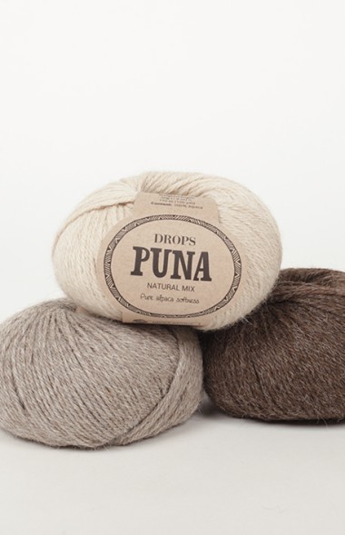 Пряжа Drops Puna Natural Mix