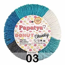 Пряжа Kamgarn DONUT CHUNKY PAPATYA