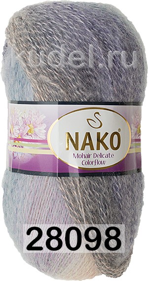 Пряжа Nako Mohair Delicate Colorflow