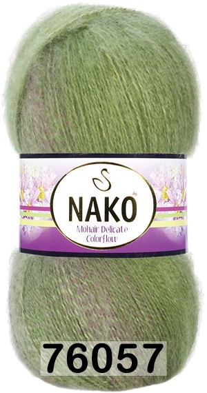 Пряжа Nako Mohair Delicate Colorflow