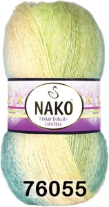 Пряжа Nako Mohair Delicate Colorflow