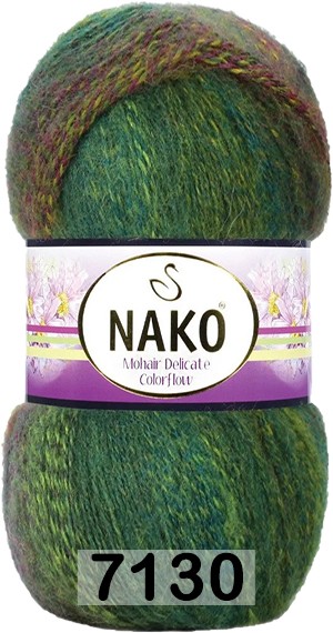 Пряжа Nako Mohair Delicate Colorflow