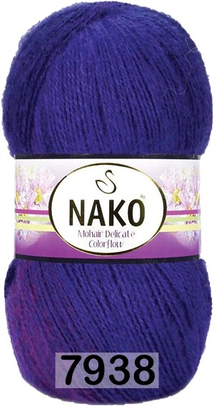 Пряжа Nako Mohair Delicate Colorflow