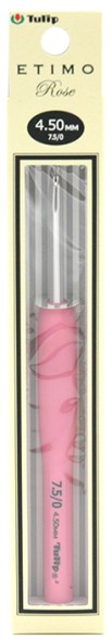 Крючок для вязания с ручкой &quot;Etimo Rose&quot;