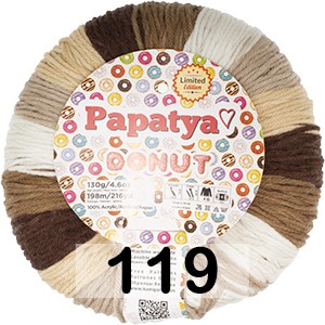 Пряжа Kamgarn DONUT PAPATYA