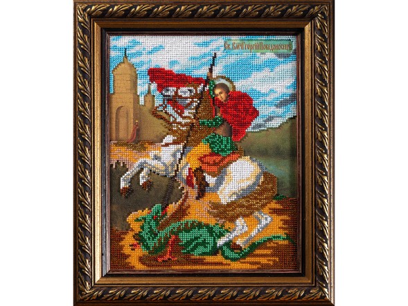 Набор для вышивания бисером Радуга Бисера В-175 Георгий Победоносец, 21*26 см