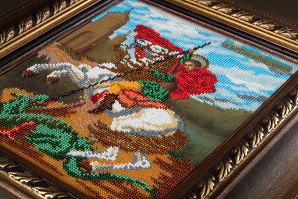 Набор для вышивания бисером Радуга Бисера В-175 Георгий Победоносец, 21*26 см