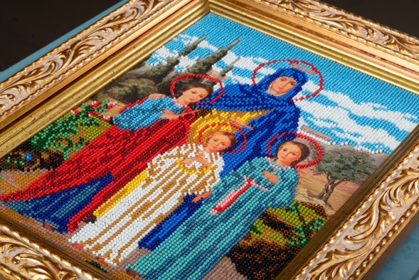 Набор для вышивания бисером Радуга Бисера В-179 Вера Надежда и Любовь, 19*26 см