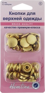 Кнопки для верхней одежды