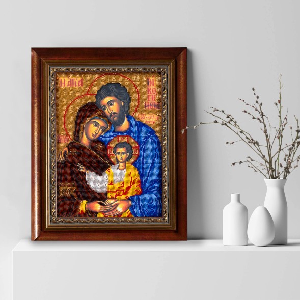 Набор для вышивания бисером Радуга Бисера В-188 Святое семейство, 19*26 см