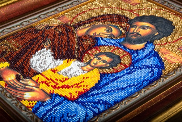 Набор для вышивания бисером Радуга Бисера В-188 Святое семейство, 19*26 см