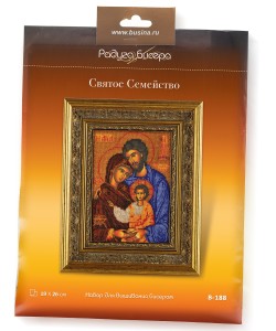Набор для вышивания бисером Радуга Бисера В-188 Святое семейство, 19*26 см