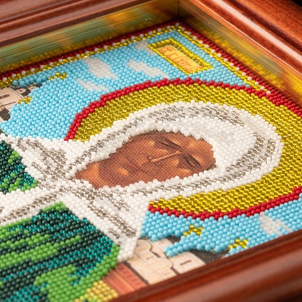 Набор для вышивания бисером Радуга Бисера В-306 Св. Матрона Московская, 12*14.5 см