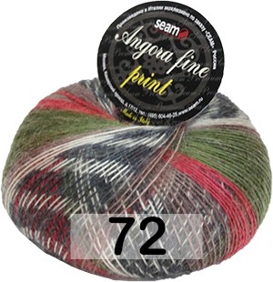 Пряжа Сеам Angora Fine Print