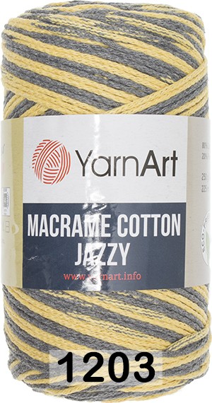 Пряжа Yarnart Macrame Cotton Jazzy