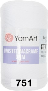Пряжа Yarnart Macrame Twisted 3 Mm