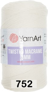 Пряжа Yarnart Macrame Twisted 3 Mm
