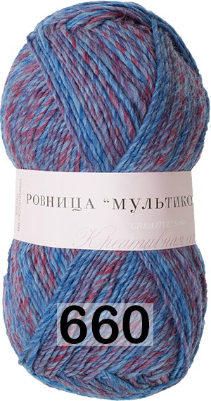 Пряжа Пехорка Ровница Мультиколоровая