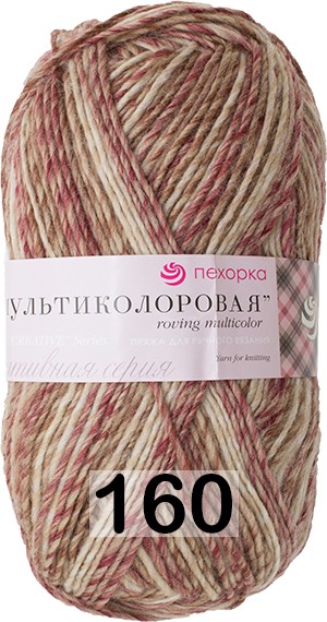 Пряжа Пехорка Ровница Мультиколоровая