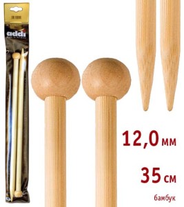 Спицы Addi бамбук прямые