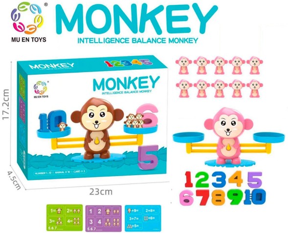 Развивающая игра математические весы &quot;Смышленые обезьянки&quot;.