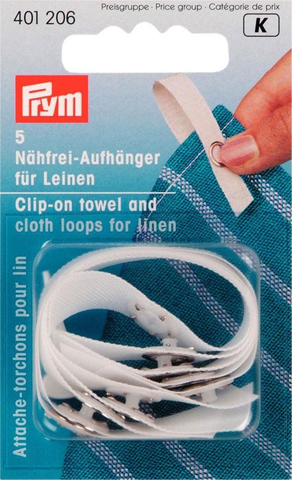 Непришивные вешалки для полотенец prym