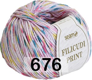Пряжа Сеам Filicudi print