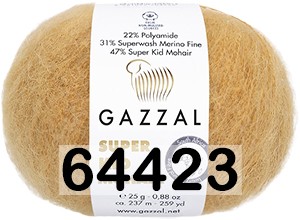 Пряжа Gazzal Super Kid Mohair