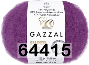 Пряжа Gazzal Super Kid Mohair в Якутске
