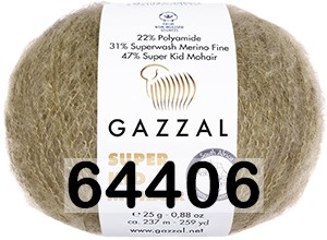 Пряжа Gazzal Super Kid Mohair в Якутске