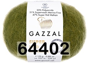 Пряжа Gazzal Super Kid Mohair в Якутске