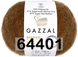 Пряжа Gazzal Super Kid Mohair в Якутске