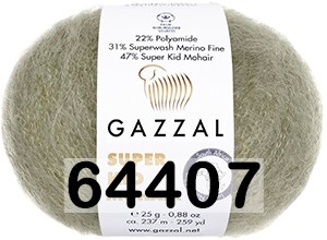 Пряжа Gazzal Super Kid Mohair в Якутске