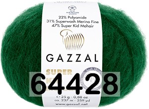 Пряжа Gazzal Super Kid Mohair в Якутске