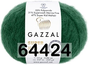 Пряжа Gazzal Super Kid Mohair в Якутске