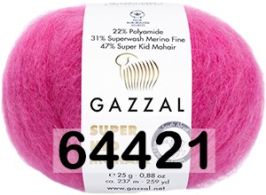 Пряжа Gazzal Super Kid Mohair в Якутске