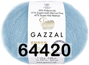 Пряжа Gazzal Super Kid Mohair в Якутске