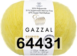 Пряжа Gazzal Super Kid Mohair в Якутске