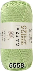 Пряжа Gazzal Giza Matte 125