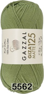 Пряжа Gazzal Giza Matte 125