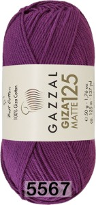 Пряжа Gazzal Giza Matte 125