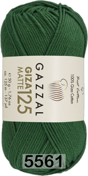 Пряжа Gazzal Giza Matte 125