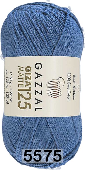 Пряжа Gazzal Giza Matte 125