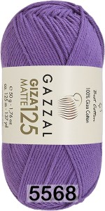Пряжа Gazzal Giza Matte 125