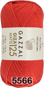 Пряжа Gazzal Giza Matte 125