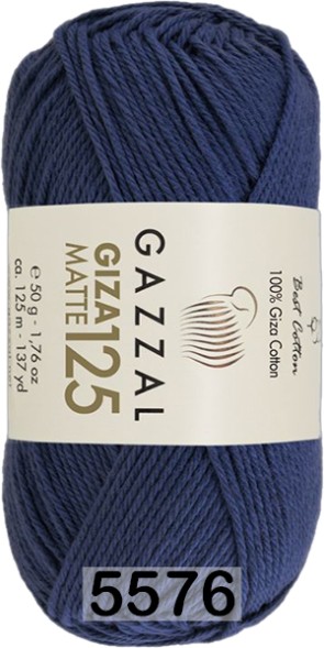 Пряжа Gazzal Giza Matte 125