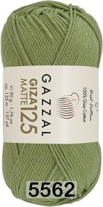 Пряжа Gazzal Giza Matte 125