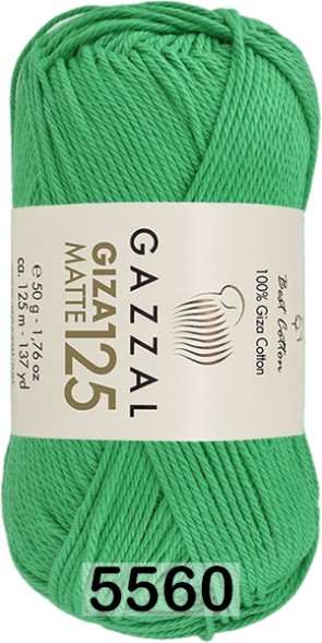 Пряжа Gazzal Giza Matte 125