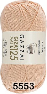 Пряжа Gazzal Giza Matte 125